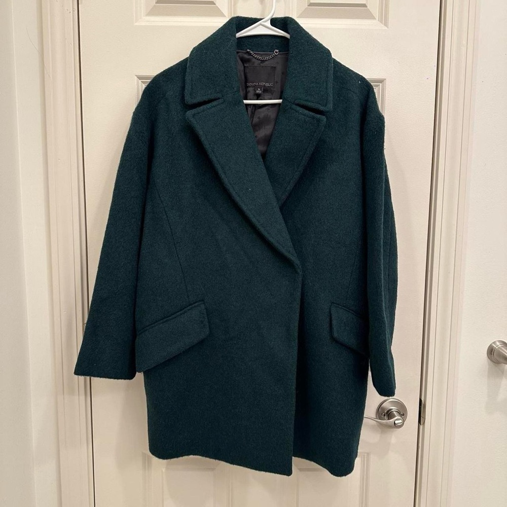 GREEN OVERSIZED COAT